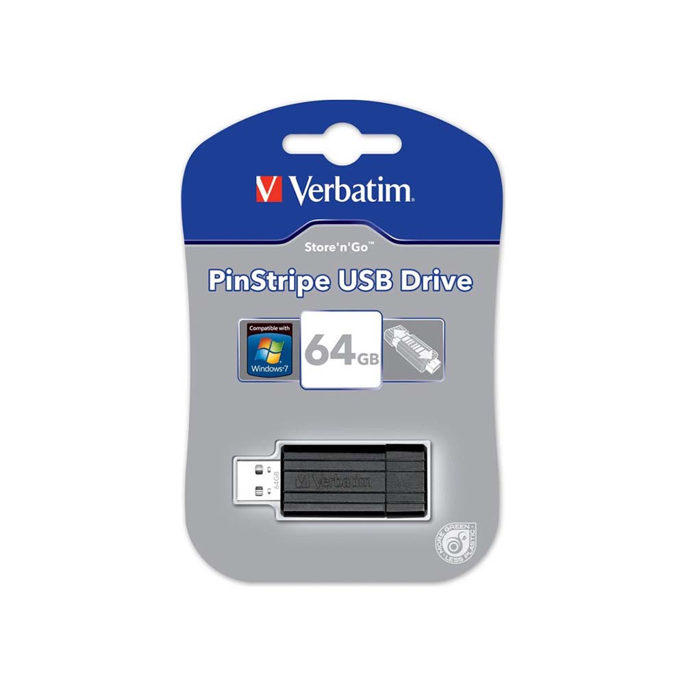 verbatim_5207d_230769268.jpg Flash USB 64GB Verbatim 2.0 Pin stripe - Slika 1