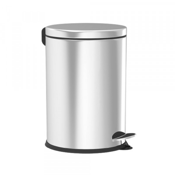 vinoks_8762d_38419915.jpg Kanta za otpatke sa pedalom INOX 30 lit (visina 625mm, prečnik 295mm) - Slika 1