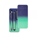 Set Faber Castell Poly hemijska olovka + naliv pero M Buzzing blue ... - Slika 3