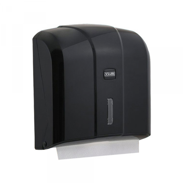 vialli_l051d_18250001.png Dispenzer za složivi ubrus VIALLI K4B crni 400 listića - Slika 1