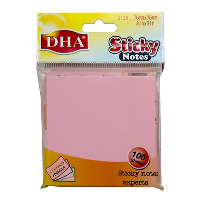 dha_42420_110511045.jpg Stiker DHA 76x76 pink pastel 100 listova - Slika 1
