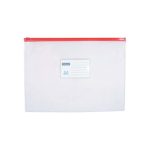 Fascikla zip Donau PVC providna A4