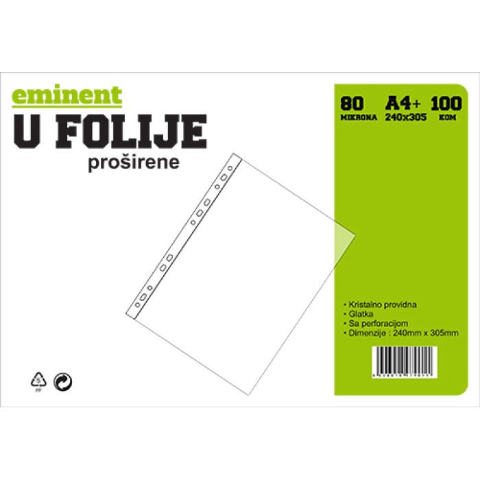 eminent_40961_179685449.jpg Folija U Eminent 80mic A4+ glatka - Slika 1