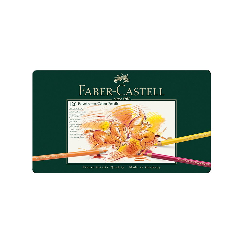 faber-castell_c161d_89179589.jpg Drvene bojice Faber Castell Polychromos 1/120 110011 u metalnoj kutiji - Slika 1