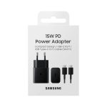 Punjač Samsung 15W crni + kabl USB tip C - Slika 3
