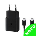 Punjač Samsung 15W crni + kabl USB tip C