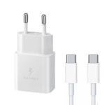 Punjač Samsung 15W beli + kabl USB tip C
