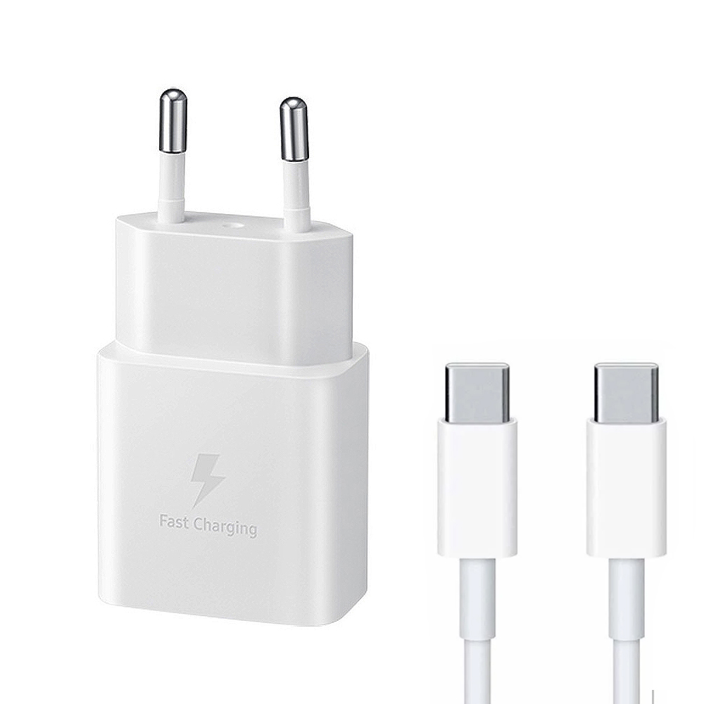 no-brand_6150-1v_145327439.jpg Punjač Samsung 15W beli + kabl USB tip C - Slika 1